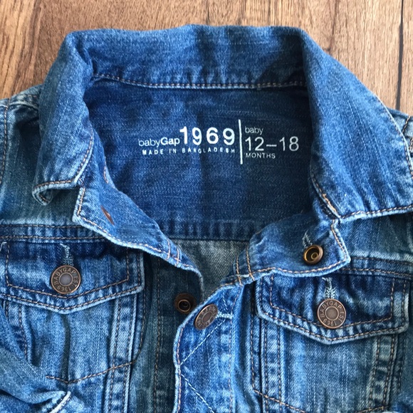 Jean jacket for baby - Picture 2 of 2